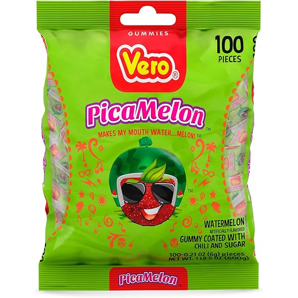 Amazon.com : 4pack Vero Pica Gomas Strawberry,mango,watermelon
